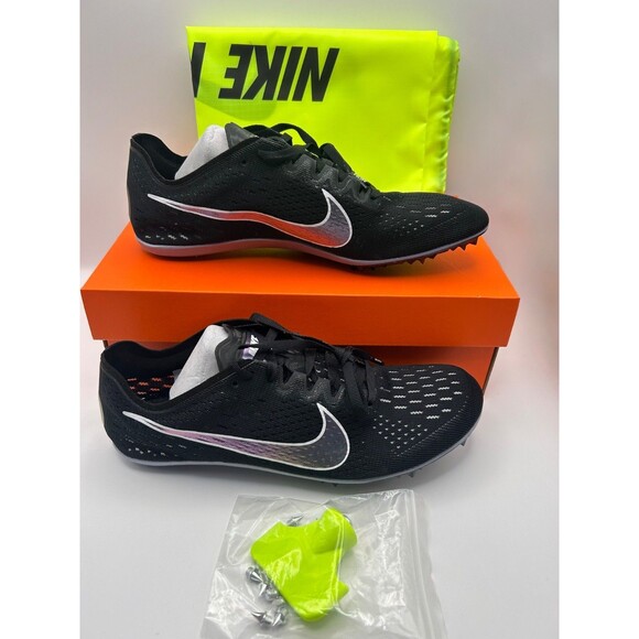 Nike Zoom Victory 3 Distance Spikes Blck/Indigo/Whte 835997-003 Sz M8, W9.5 NEW - Picture 2 of 8